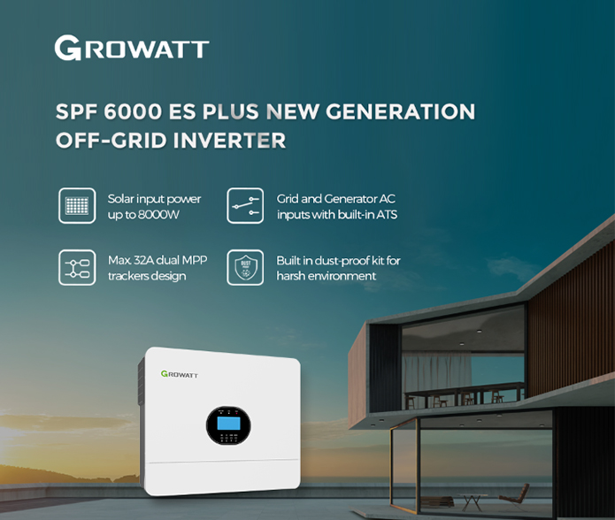 Growatt Announces New PV Inverter for Off-Grid Applications